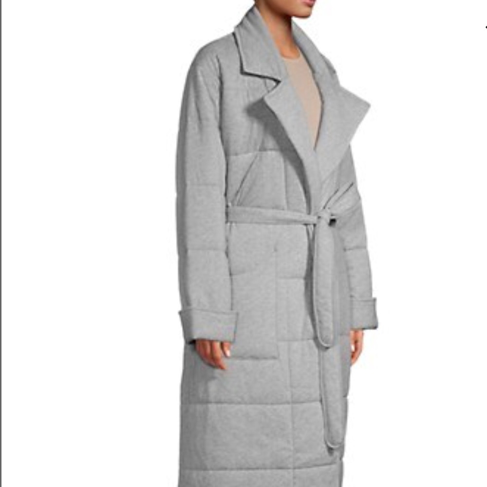 Skin Quilted Sonya Robe 4 XL NWT Eye Mask Gray - Picture 5 of 16